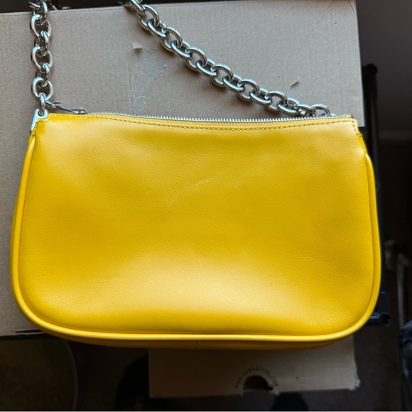 Furla Vibrant Yellow Chain shoulder bag